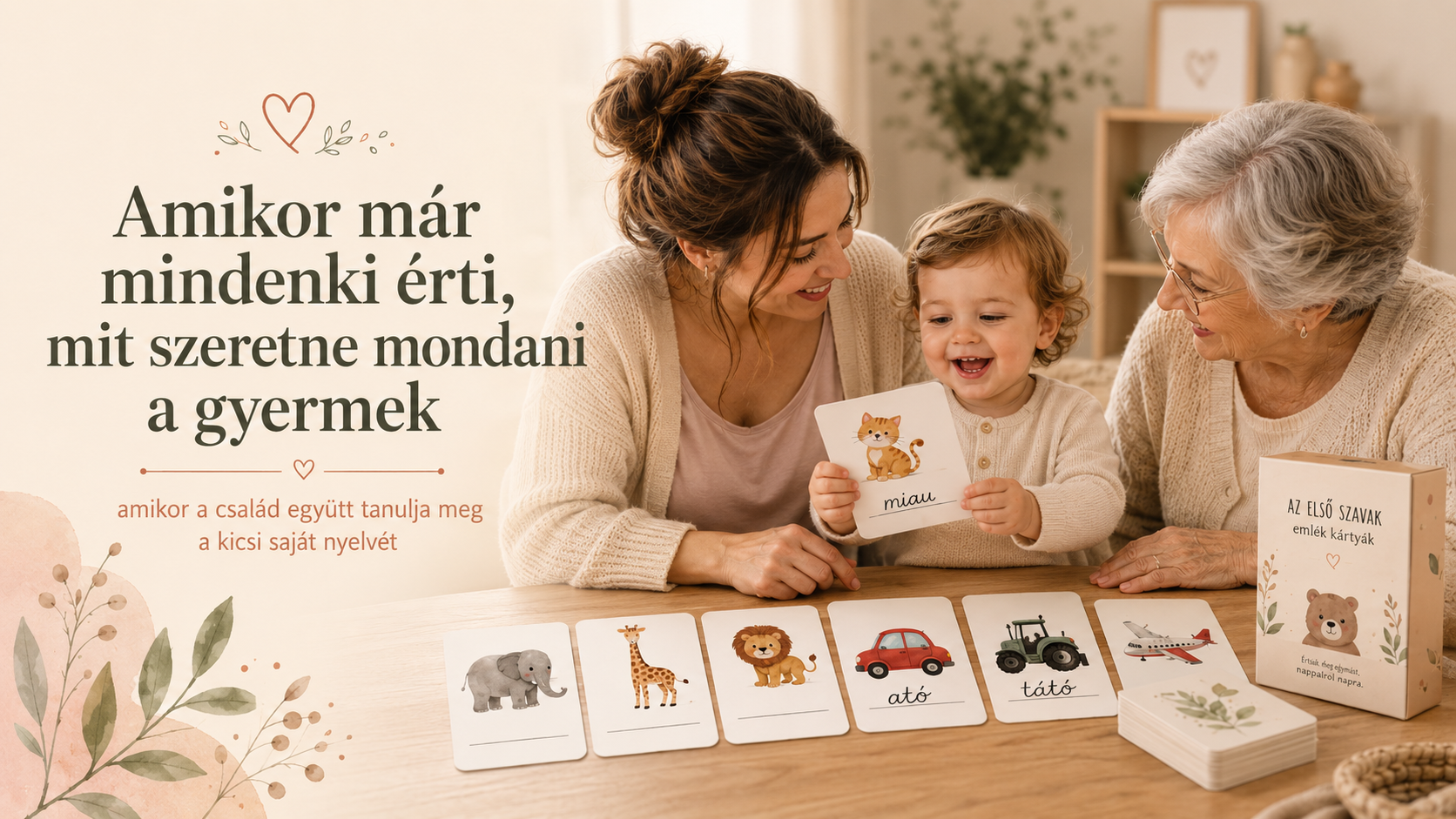 Amikor már mindenki érti, mit szeretne mondani a gyermek