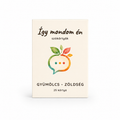 Így mondom én szókártyák - gyümölcs, zöldség